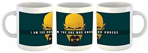 Unified Distribution Breaking Bad - Heisenberg Face - Tasse mit Motiv Bedruckt, 300ml C-Henkel. Tolles Geschenk für Büro, Küche, Geburtstag, Ihre Neue Lieblingstasse zum Frühstück