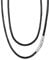 FaithHeart 70cm Lederkette Herren Männer Halskette Kunstleder Halskette Lederschmuck Kette für Anhänger