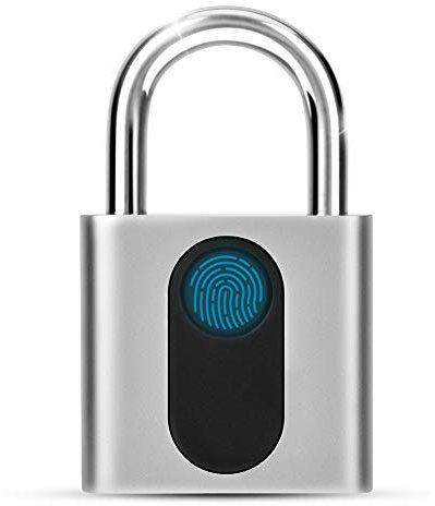 Intelligentes Fingerabdruck Vorhängeschloß, elektronisches Türschloss Fingerabdruckerkennung Intelligente keyless wasserdichte Sicherheit Vorhängeschloss Anti-Diebstahl