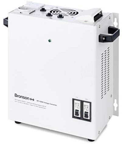 Bronson WTI 5000 110 Volt USA Spannungswandler Transformator zur Wandmontage 5000 Watt - In: 110V oder 220V / Out: 110V und 220V - Bronson 5000W