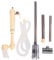 Cikonielf Electric Aquarium Gravel Cleaner Battery Powered Automatic Fish Tank Water Changer Vacuum Cleaner Water Filter Sand Washer Siphon(AS-615A)