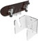FYBlossom Skateboard Wandhalterung, Acryl Wandhalter Wandhalterung Hohe Belastung Skateboard Leiste Für Skateboard Halterungen