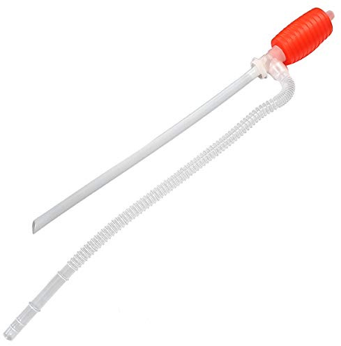 Amtech Manual Siphon Pump, Durable Polyethylene with 6.5L/min Flow Rate, Ideal for Transferring Liquids in Small Tanks and Containers
