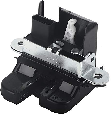 Loquet de couvercle de coffre de hayon, loquet de couvercle de coffre ABS noir 1K6827505E pour/SEAT ALTEA/LEON II/TOLEDO III