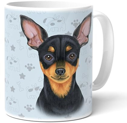 PRAGER RATTLER - Tasse mit Spruch. Praktisches Geschenk für Frauchen, Herrchen und alle Hunden Liebhaber. Becher aus Keramik.