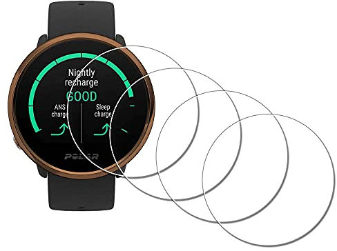 iDaPro Displayschutz Schutzfolie für POLAR IGNITE 2 / Ignite 9H Härte Gehärtetes Glas Displayschutzfolie Einfache Installation [4 Stück]