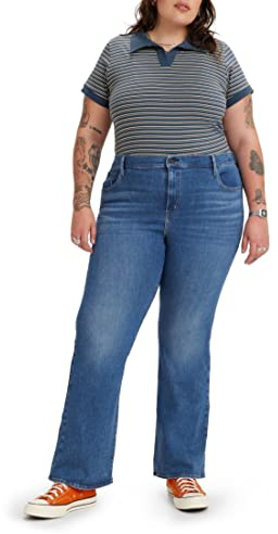 Levi's 726 High Rise Flare Women's Jeans, Medium Indigo Worn In, 27W / 34L