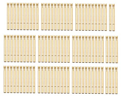 100 Stück Federdruckprüfstifte Hülse 2,7 Mm Metallspitze Pogo Pin für Elektronische Prüfwerkzeuge