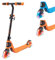 EVO Light Speed Kinder-Roller, beleuchteter Zwei-Räder-Roller mit leuchtenden Rädern, einfach zusammenklappbar und verriegeln, mit verstellbaren Höhen