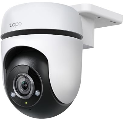 TP-Link Tapo C500, Cámara de Seguridad Wi-Fi para Exteriores, 360° FHD 1080P con Visión Nocturna, Audio Bidireccional. Cloud Video Recording, Funciona con Alexa