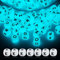BEEFLYING 20 pièces Perles Lumineux en Silicone pour Lettres cubiques Perles Alphabet dés carrés 12mm Perles d'espacement initiales à Large Trou pour la Fabrication de Porte-clés (Lettre K)