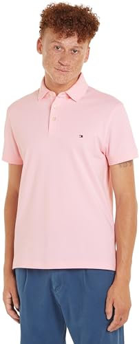 Tommy Hilfiger 1985 Slim Polo MW0MW17771 Manches Courtes, Rose (Romantic Pink), 3XL Homme