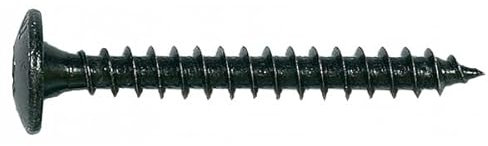 Vis penture noir 6X20 filetage total boite de 200 ING Fixations