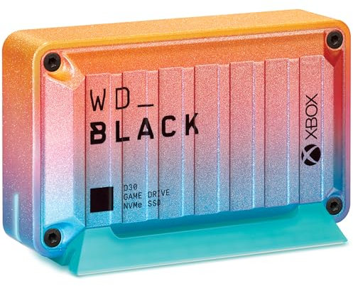 WD_Black D30 Game Drive for Xbox 1 TB - Summer Collection (1 Monat Xbox Game Pass Ultimate, Übertragung mit bis zu 900 MB/s) kompatibel mit Xbox Series X|S
