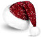 Weihnachtsmützen,Nikolausmütze,Weihnachtsdekoration Hut,Festliche Weihnachtsfeier Hut,Weihnachten Kappe,Weihnachtsmann Mütze,Weihnachtsmütze Erwachsene,Weihnachtsmann Mütz mit Glänzende Pailletten