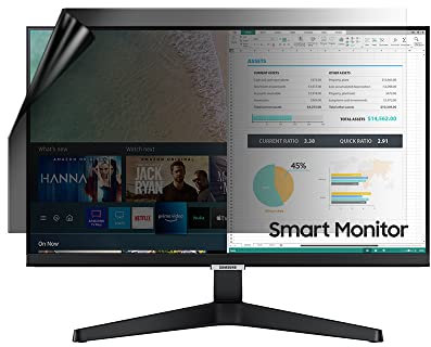 Celicious Privacy Lite 2-Way Anti-Glare Anti-Spy Filter Screen Protector Film Compatible with Samsung Smart Monitor M5 24M50A