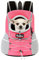 Pawaboo Haustier Rucksack Hund Tragetasche für Kleine Mittelgroße Hunde und Katzen, Atmungsaktiv und Bequem Haustier Tragbar Reisetasche mit Sicherheitsstreifen für Wandern Reisen im Freie, Pink S