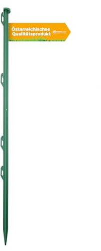 Farmland Herkules Smart Kunststoffpfähle - 10er Set Zaunpfosten aus robustem Kunststoff - Zaunpfähle Kunststoff für den Garten - 75 cm Pfähle Kunststoff zum Schutz vor Raubtieren