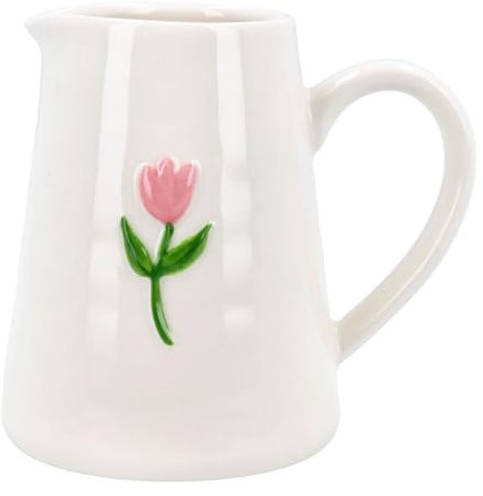 Gisela Graham Pink Tulip Mini Jug