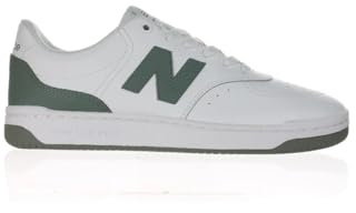 NEW BALANCE BB80, Sneaker Uomo, Bianco e Verde, 42.5 EU