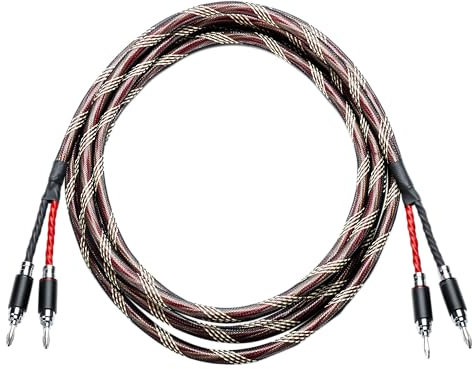 Pro-Ject Connect it LS DS, Hochqualitatives Lautsprecherkabel aus hochreinem, sauerstofffreiem Kupfer, inkl. versilberte Stecker, Made in Europe (4m)