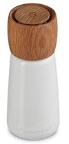 Le Creuset Stoneware Alpine Salt Mill, 7, White