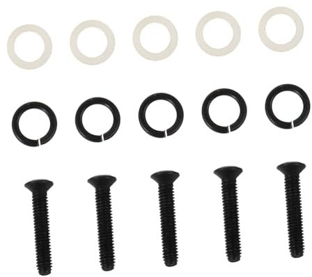 JOINPAYA 1set Guitar Tuner Washers Screws for Electric and Acoustic Guitars Replacement Parts for Tuning Peg Installation