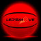 LedsMove LED Leuchtender Basketball Outdoor Größe 7, leuchtende Spiele im Dunkeln, Leucht Ball Indoor and Outdoor Größe 7 USB Wiederaufladbar