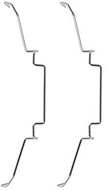 Yooghuge 1 paio di fibbie per ventola da 8 cm/9 cm/12 cm, in acciaio elastico, con gancio per ventola CPU
