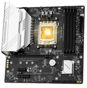 Placa base for computadora B650M Wi-Fi6 compatible con CPU AM-D AM5 Ryzen7000 Ryzen8000 Ryzen9000 Bluetooth 5.2 DDR5 SATA3.0