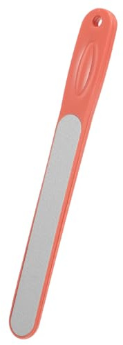 Nagelfeile aus Edelstahl für Nägel, Leicht und Orange