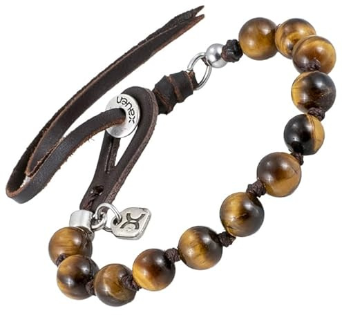 Pulsera de piedra natural unisex ajustables para hombre y mujer