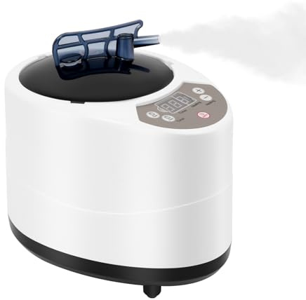 3L Sauna Dampferzeuger Dampfsauna mit Fernbedienung, 9 Temperaturstufen Timer 5-95 Minuten Heimsauna Wärmekabine Saunakabine 1000W