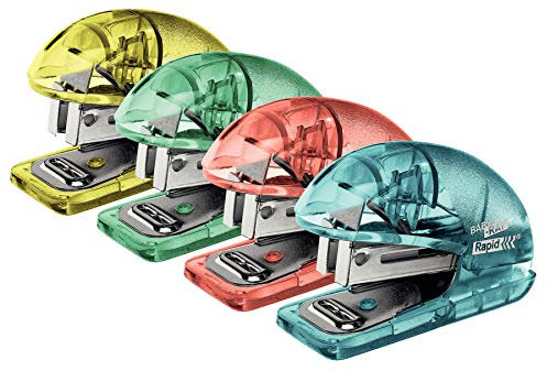 Rapid 5001328 Colour Ice Miniheftgerät F4, Farblich Sortiert,1 Stück