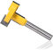 Gasea 8mm T-Track Router a scanalatura a T Forma Router Bit Taglio del Legno Fresatura Strumento Router Lama Bordo Dritto Bit 8mm Lama Giallo