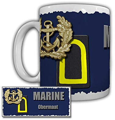 Tasse Marine Obermaat Tender Mosel A512 Kiel Rangabzeichen Bundeswehr #29303