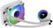 Aerocool MIRAGEL120W, Refrigeración Líquida CPU, Ventilador 120mm ARGB, TDP 200W, Blanco