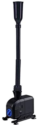 AquaOne Teichfontäne HJ-1103 I Multifunktions Unterwasser Pumpe mit Fontäne 900 L/h I Springbrunnenpumpe 20W I Teichpumpe Gartenpumpe Brunnenpumpe für Garten Teich Brunnen