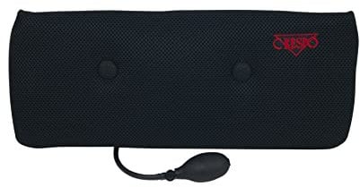 Crespo Lordosen Stütze Air Deluxe Lenden Wirbel Lordose Camping Stuhl Kissen schwarz