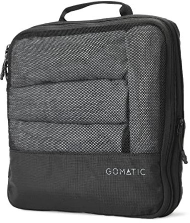 Gomatic Packing Cube Large | Packtasche | Organizer | Pack-Würfel | Kleider-Tasche | Kompressionsbeutel - Large Schwarz