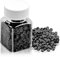 Jinlaili 500 Pcs Anneaux d'Extension de Cheveux Noir, Micro Rings 5 mm Doublés, Nano Bague Perles en Silicone, Pince Extension Cheveux, Perles pour le Collage d'Extensions de Cheveux Humains (#1)