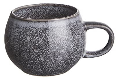BUTLERS Keramik Tasse mit Henkel | Cappuccino- und Kaffeetasse 350 ml mit reaktiver Glasur