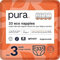 Pura Öko-Windeln Größe 3 (Midi 4-9 kg), 33 Windeln (1 Packung), mit EU Ecolabel Zertifiziert, für Empfindliche Haut, aus Bio-Baumwolle, Geruchsfrei, Hypoallergen, 12 Stunden Auslaufschutz
