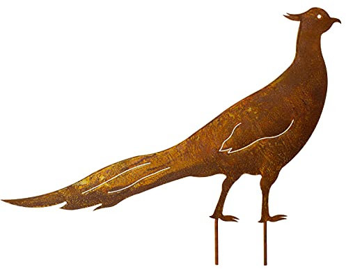 Blümelhuber Fasan Gartenstecker - Metall Edelrost Dekofigur