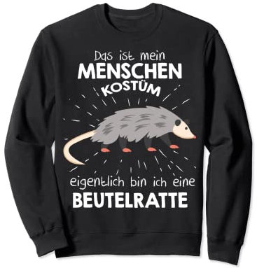 Mein Menschenscheschen Costume Bin ich ein Bag [German Language] Sweatshirt