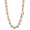 NKlaus 50cm Ankerkette Messing Vergoldet elegante Halskette Breite: 4,4mm Collier 9g schwer 5055