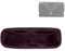 DGAZ Anpassen Handtasche Organizer oder Memory-Kissen Einsatz für Chanel CF Classic Flap, bietet 68 Farben zur Auswahl, Seide, für Frauen