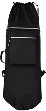 Sharplace Skateboard-Tasche, wasserdichte Skateboard-Tragetasche, Umhängetasche, Reise-Sport-Aufbewahrungstasche, Schutzhülle, Rucksack für Skteaboard, schwarz 84cmx32cm