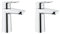 GROHE Lot de 2 Mitigeurs lavabo BauLoop Taille M