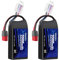 URGENEX 3S Lipo Akku 11.1V 2200mAh Upgrade Accessories for RC Car 50C High Discharge Rate RC Batteries with T Plug (2PCS)
